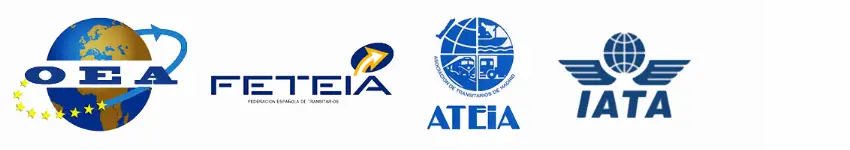 transporte internacional de mercancias faldon logos certificados